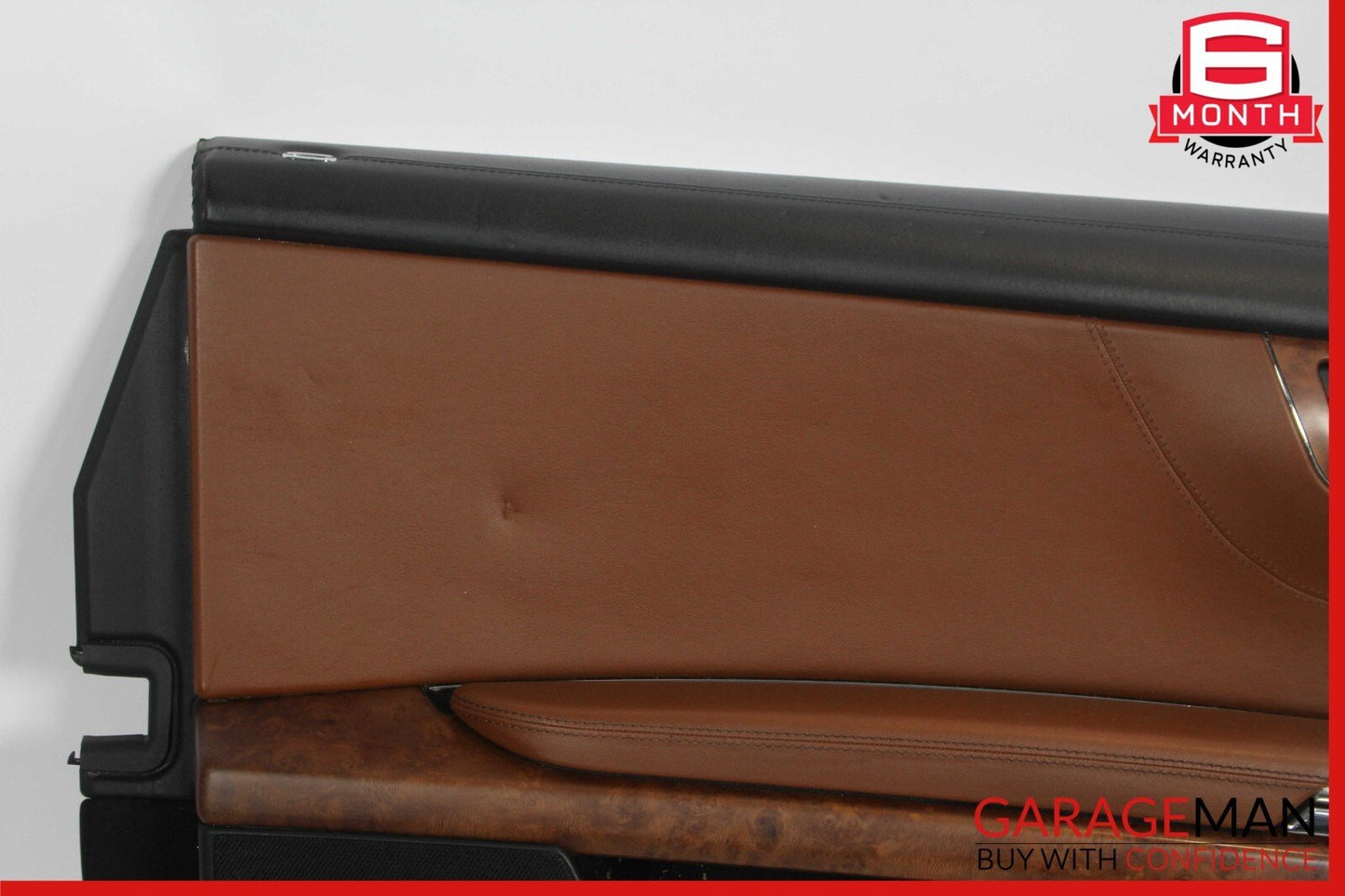 08-14 Mercedes W216 CL63 AMG Front Left Side Interior Door Panel Assy Brown