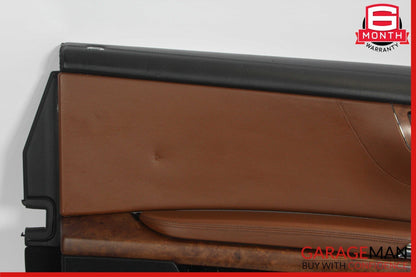 08-14 Mercedes W216 CL63 AMG Front Left Side Interior Door Panel Assy Brown