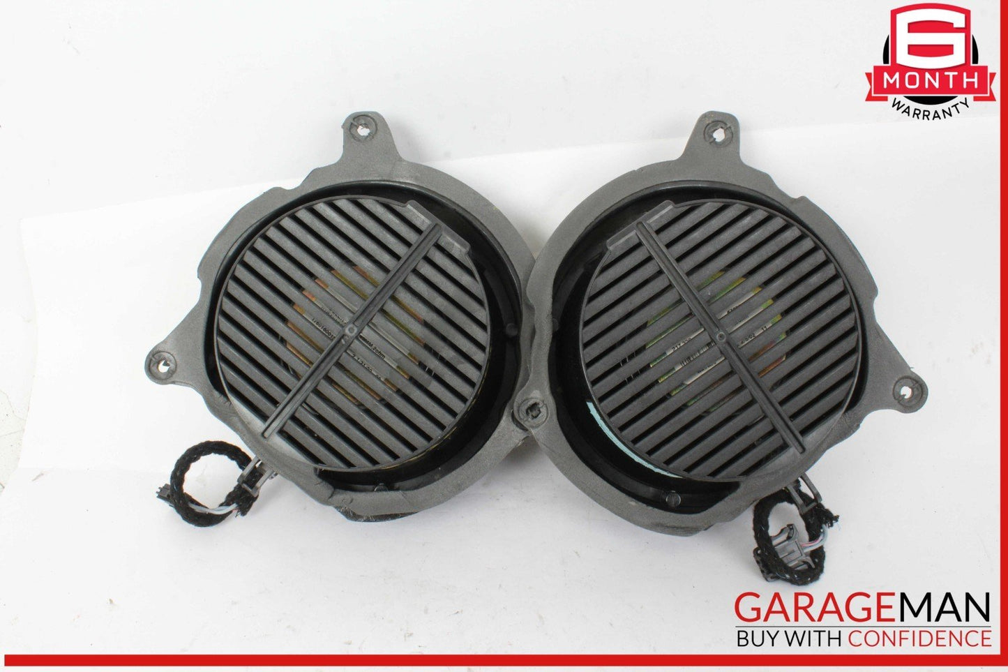 96-02 Mercedes W210 E320 Front Right and Left Side Door Audio Sound Speaker Set