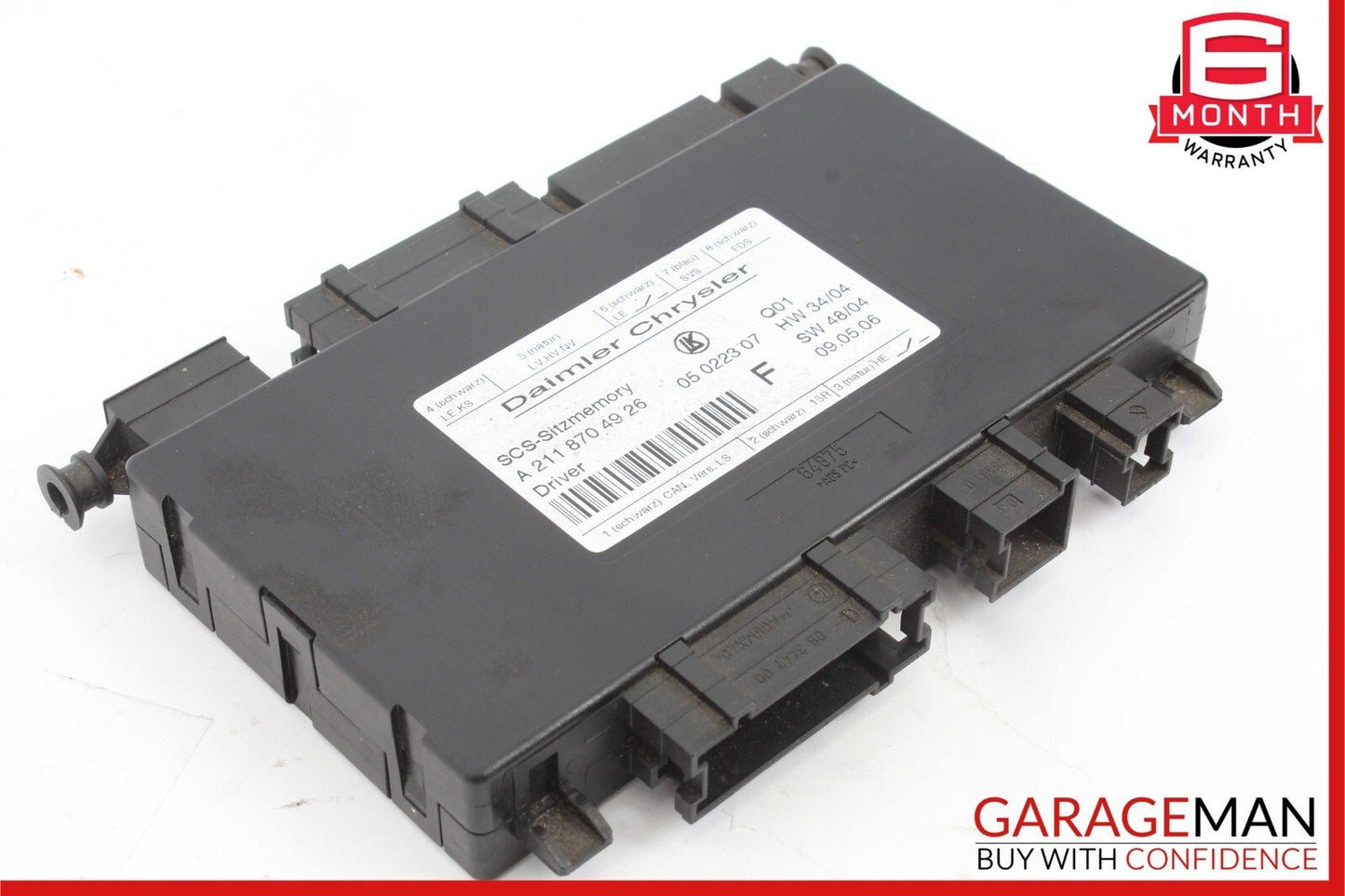 03-12 Mercedes SLK280 E350 CLS550 E320 ML500 Front Left Side Seat Control Module