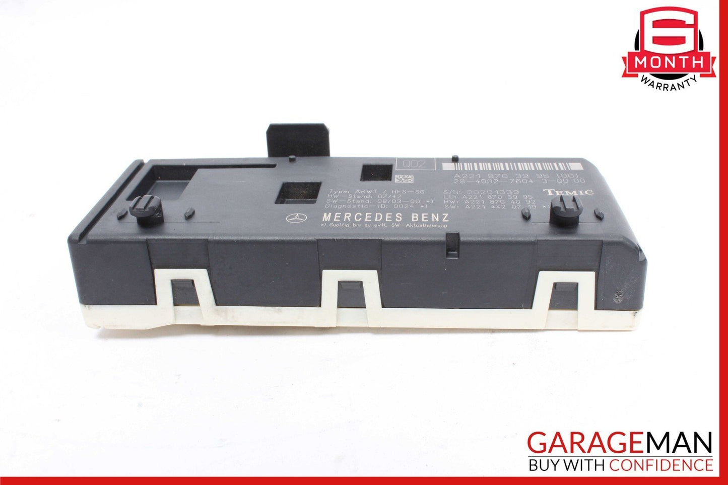 07-14 Mercedes W221 S550 CL550 Trunk Release Remote Open Close Module OEM
