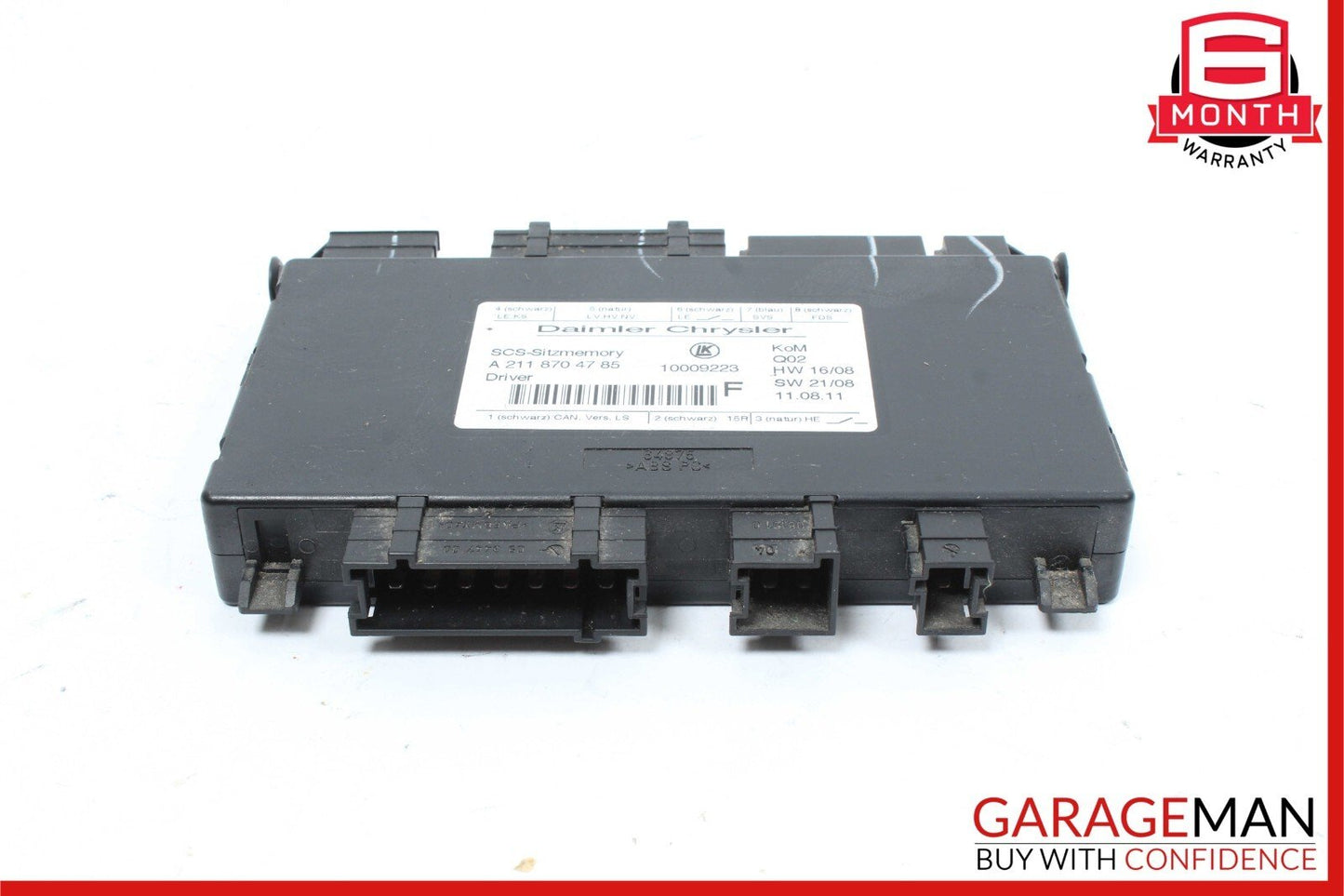 03-12 Mercedes X164 GL450 SLK280 E350 Front Left Side Seat Control Module OEM