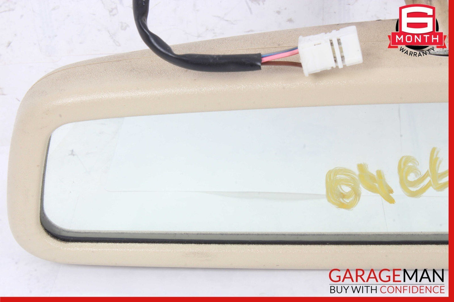 03-09 Mercedes W209 CLK500 Convertible Interior Rear View Mirror Beige 209810181