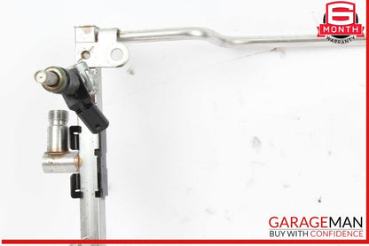 05-12 Mercedes W204 C300 E350 SLK300 Fuel Injector Rail w/ Fuel Injectors OEM