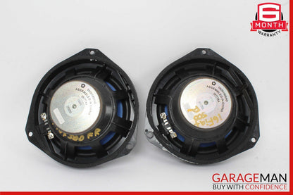 13-19 Fiat 500E Front Right & Front Left Side Door Sound Audio Speaker Set OEM