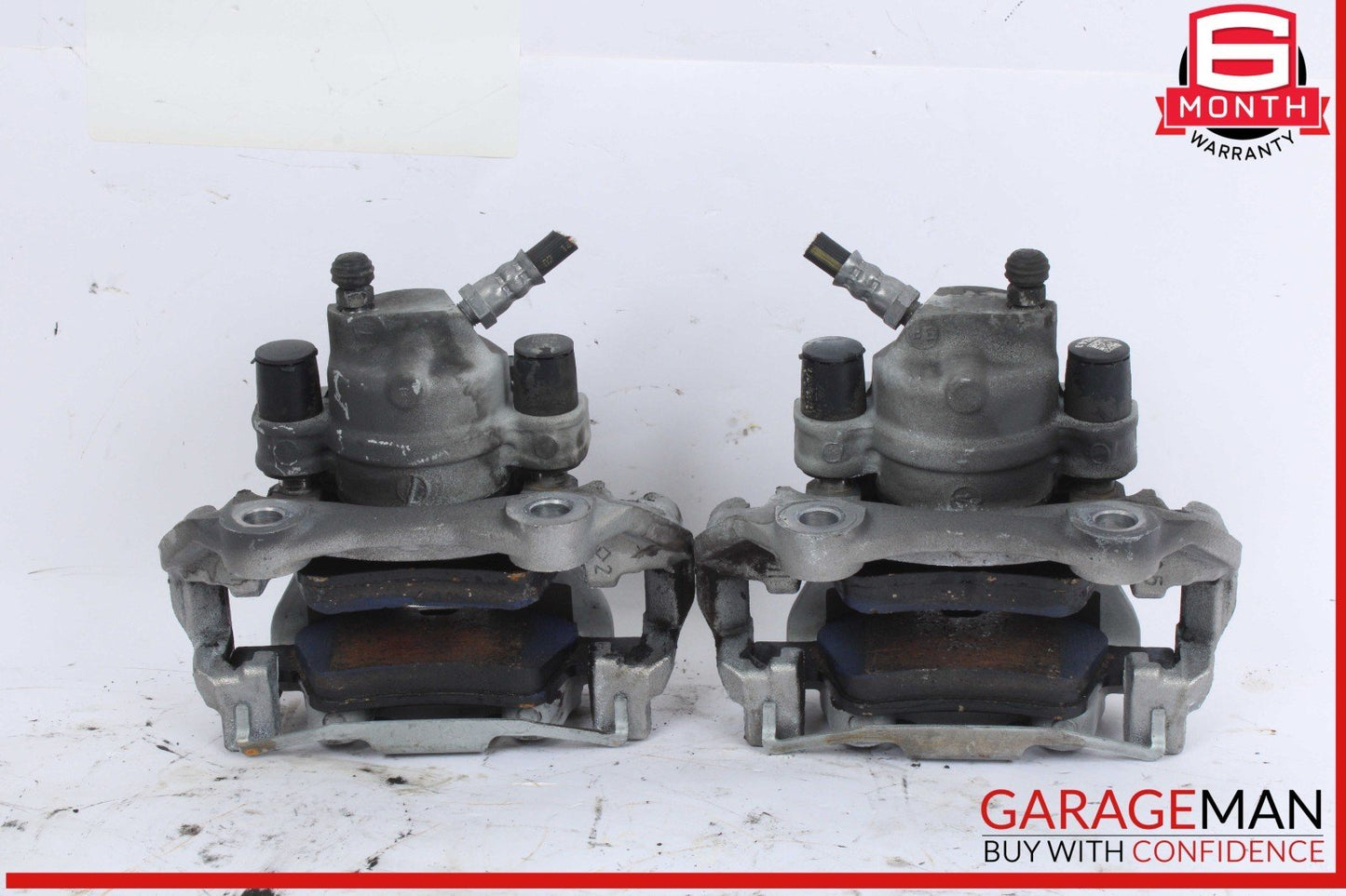 10-18 Mercedes W212 E350 Rear Left & Right Side Brake Caliper Calipers Set OEM