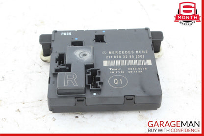 06-11 Mercedes W211 E350 Rear Right Door Control Module 2118703285 OEM