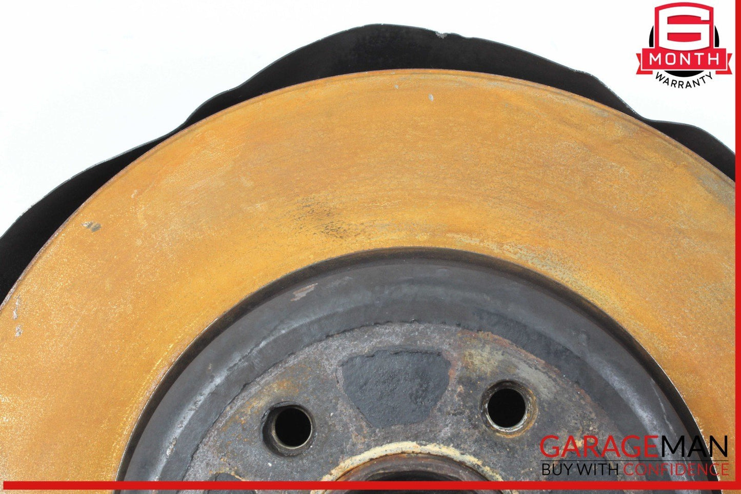 12-18 BMW 640i 650i Rear Right Side Spindle Knuckle Wheel Hub w/ Rotor Disc OEM