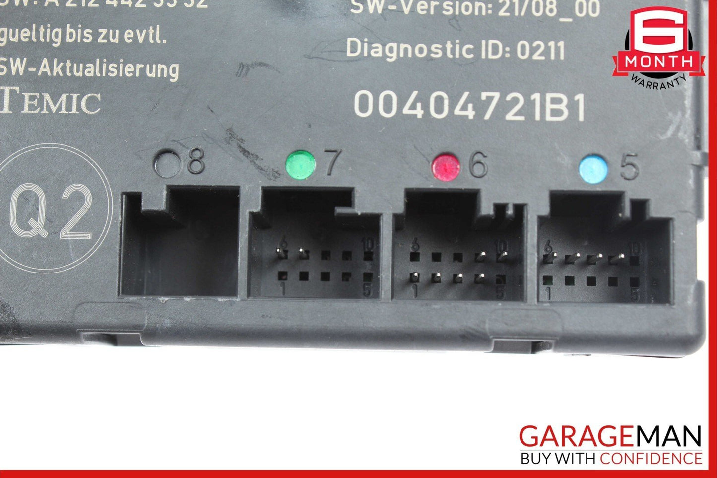 08-14 Mercedes W212 E550 C350 Rear Right Side Door Control Module OEM