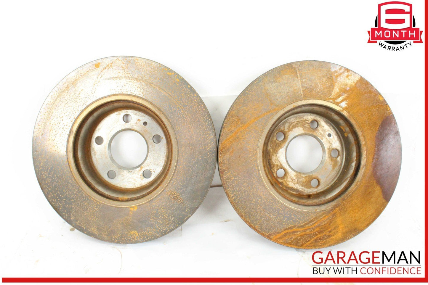 09-16 Audi A5 A4 Front Left and Front Right Side Brake Disc Rotor Set OEM