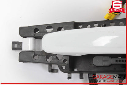 08-18 Audi A4 S4 Q5 A5 Front Left Driver Side Exterior Door Handle White OEM