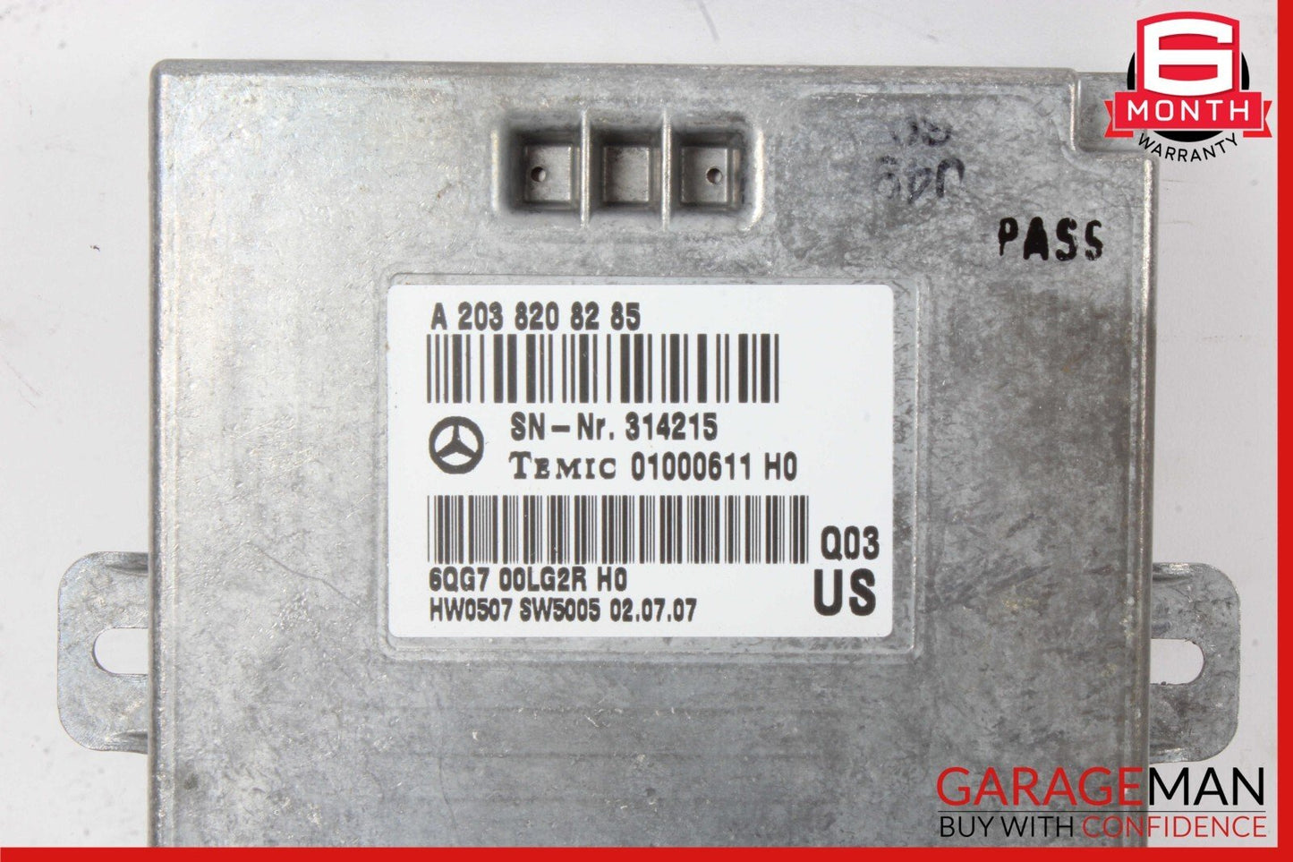 07-13 Mercedes E550 GL450 E320 Voice Language Communication Control Module