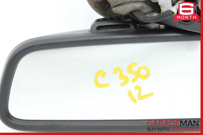 08-14 Mercedes W204 C350 C300 C250 Interior Rear View Mirror Black OEM