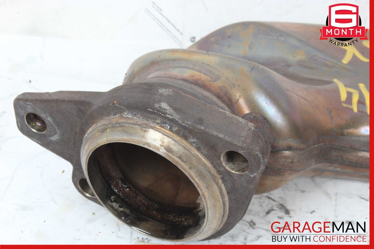 12-18 Mercedes W218 CLS500 E550 4.6L Left Exhaust Pipe Adapter 2781400908 OEM