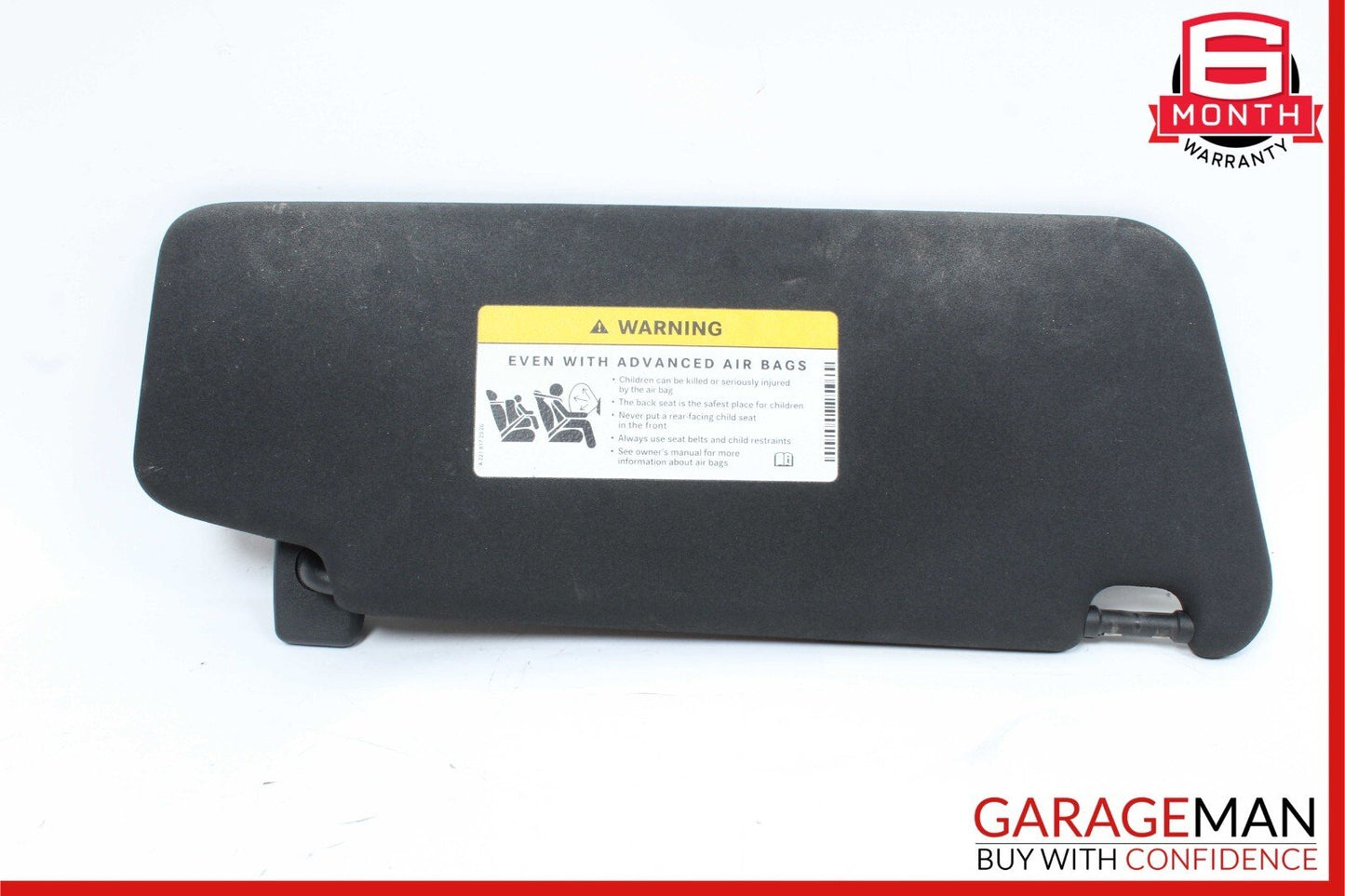 08-14 Mercedes W204 C250 C300 C63 Front Left Sun Visor Sunvisor Shade Black