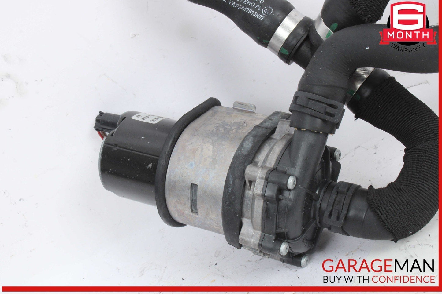 02-19 Mercedes W212 E400 AUX Auxiliary Circulation Water Pump w/ Hose Pipe OEM