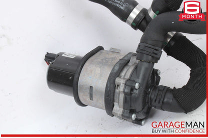 02-19 Mercedes W212 E400 AUX Auxiliary Circulation Water Pump w/ Hose Pipe OEM