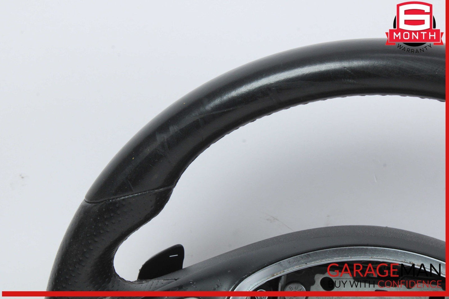 15-18 Mercedes W205 C300 GLC300 Steering Wheel Black w/ Paddle Shifters Assy OEM