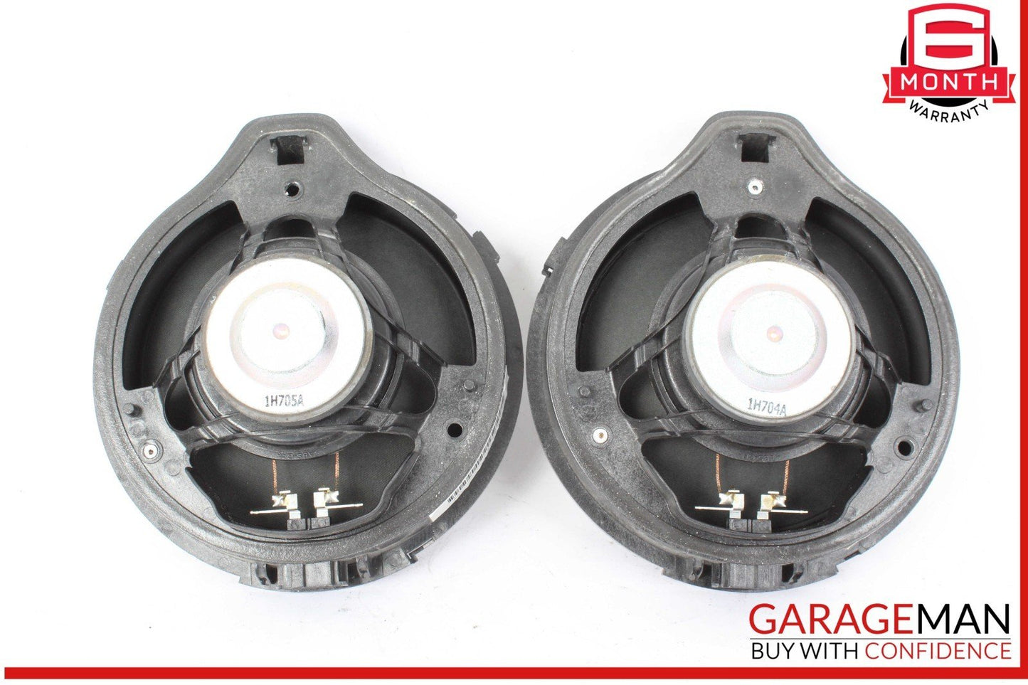08-14 Mercedes W204 C250 C300 Rear Right & Left Side Door Sound Speakers Set OEM