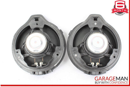 08-14 Mercedes W204 C250 C300 Rear Right & Left Side Door Sound Speakers Set OEM