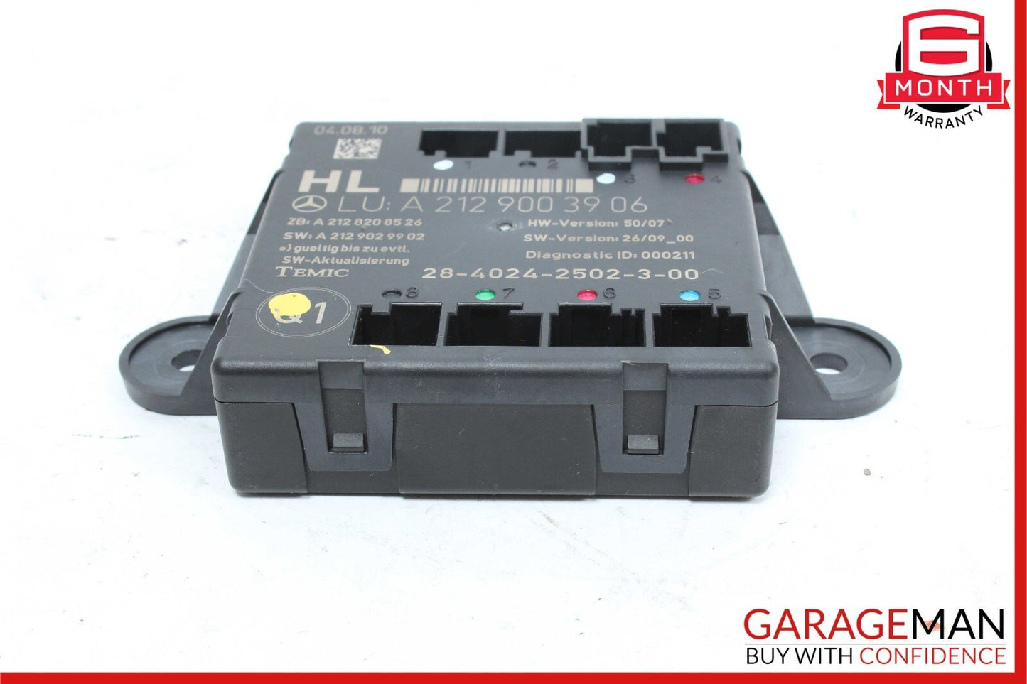 08-18 Mercedes W204 C300 C350 CLS550 Rear Left Side Door Control Module Unit OEM