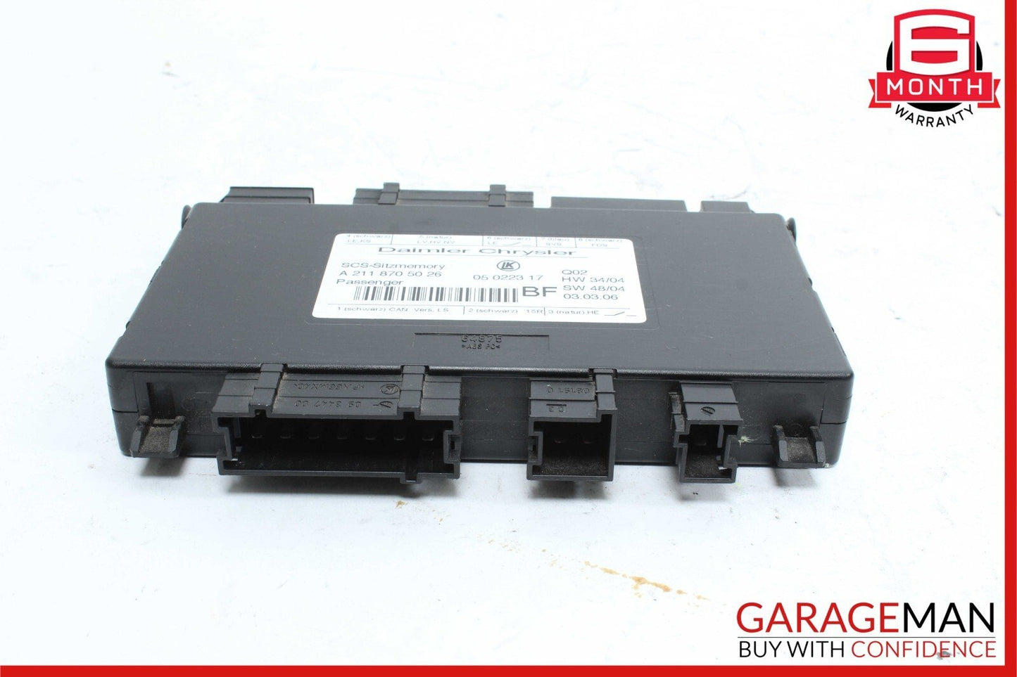 03-12 Mercedes X164 GL450 4MATIC Under Seat Control Module Front Right Side OEM