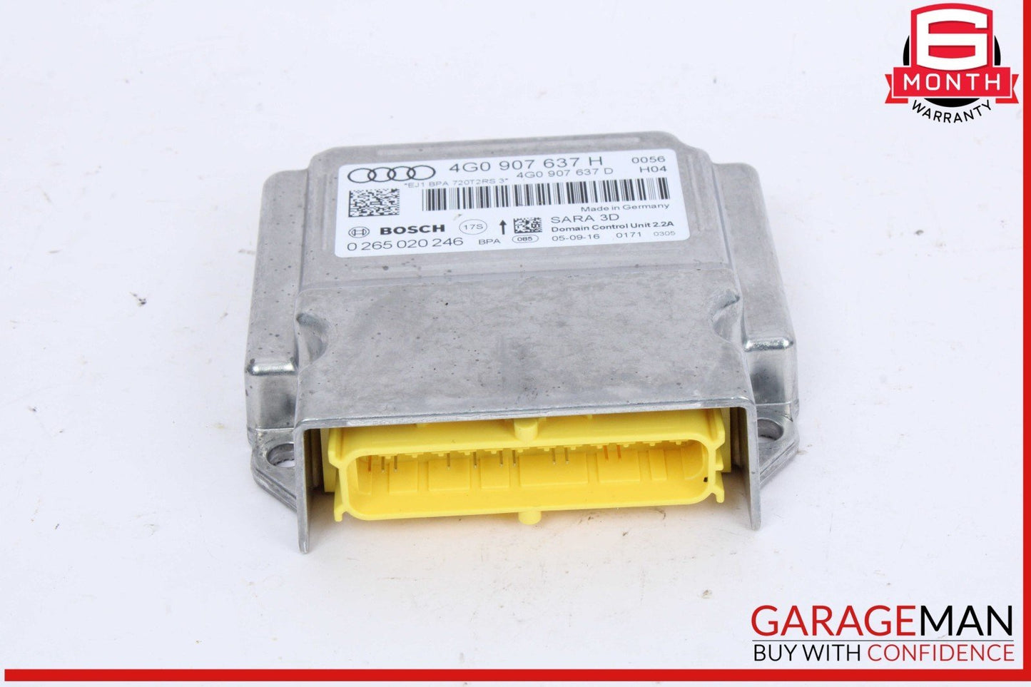 12-18 Audi A7 A6 S6 S7 Yaw Rate Acceleration Control Module Unit 4G0907637H OEM