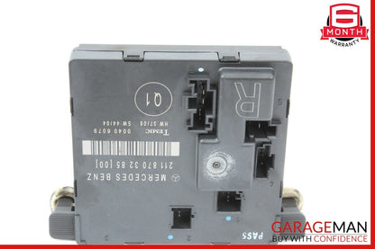 06-11 Mercedes W211 E320 CLS350 Rear Right Passenger Side Door Control Module