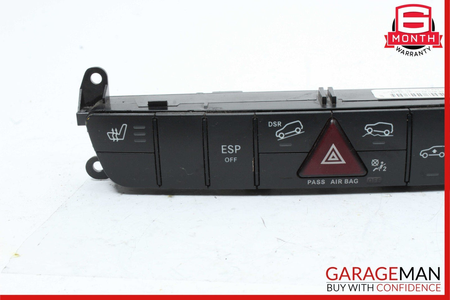 06-12 Mercedes X164 GL450 ML550 Center Dash Hazard Light Control Switch Panel