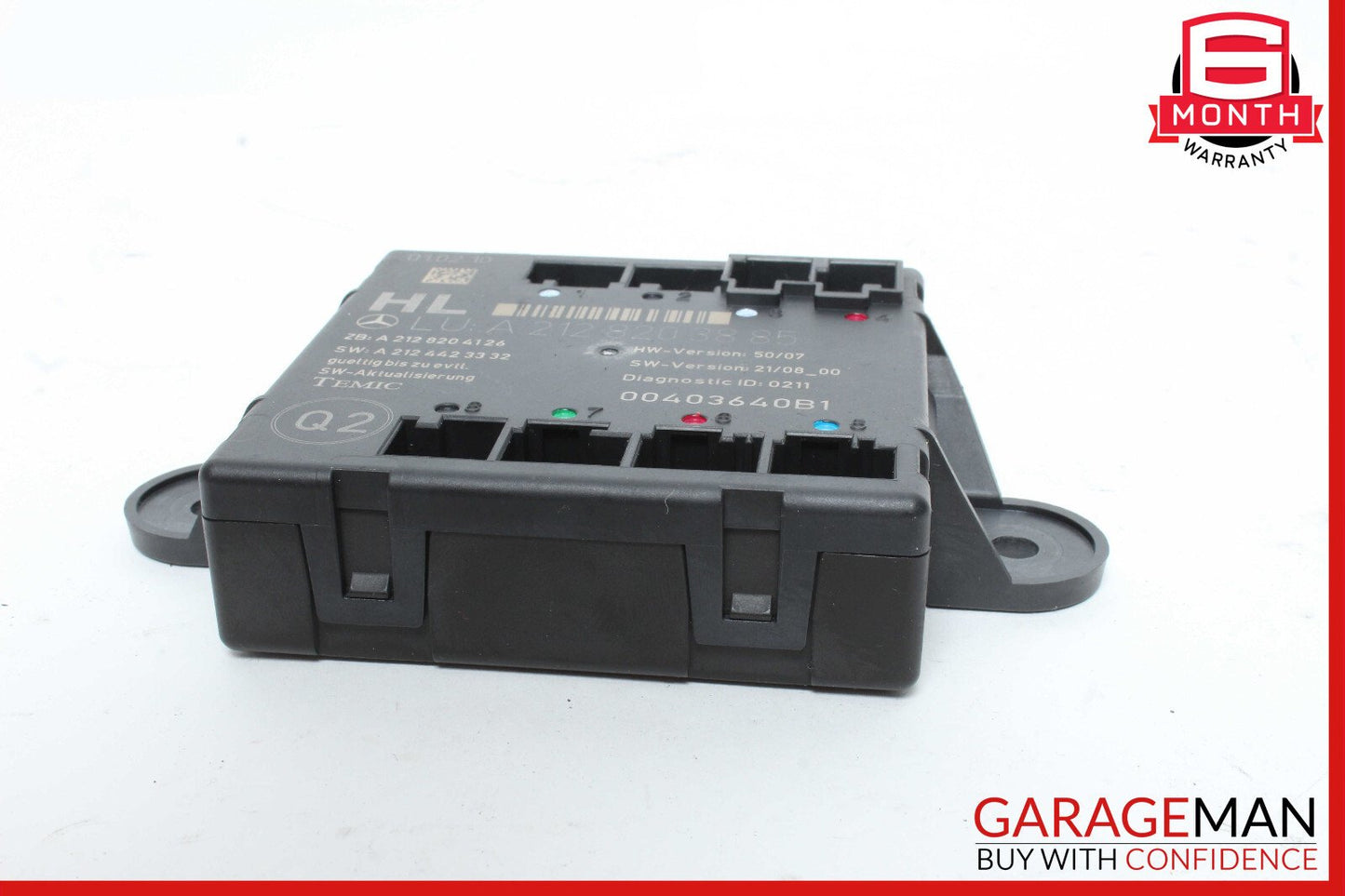 08-18 Mercedes X204 GLK350 C350 Rear Left Door Control Module 2128203885 OEM