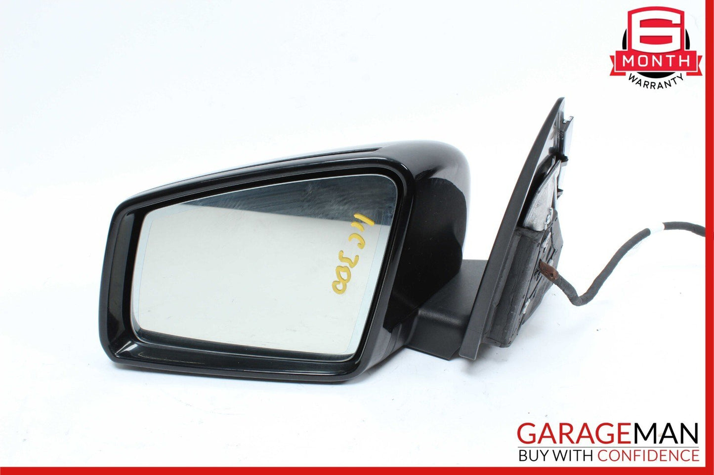 10-11 Mercedes W204 C250 C300 C350 Front Left Side Rear View Door Mirror Black