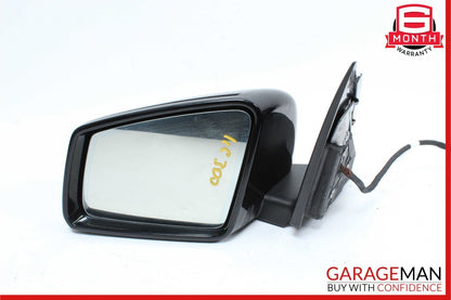 10-11 Mercedes W204 C250 C300 C350 Front Left Side Rear View Door Mirror Black