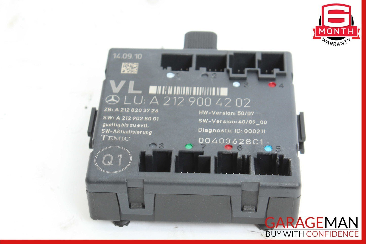 08-18 Mercedes E350 E400 C250 SLK350 Front Left Side Door Control Module OEM