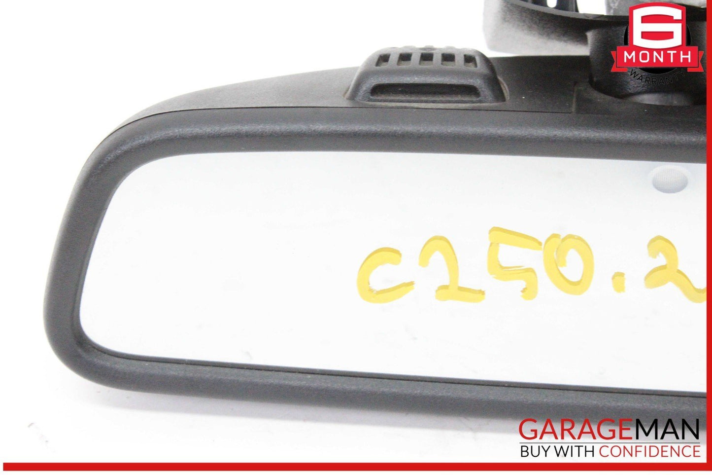 12-17 Mercedes W204 C250 CGI E350 Top Upper Interior Rear View Mirror Black OEM