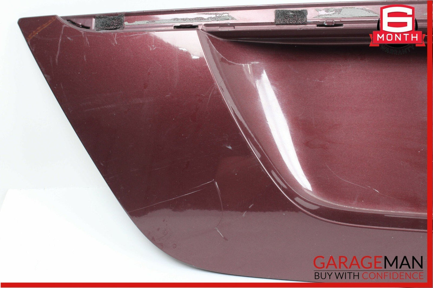 07-09 Mercedes W211 E350 E63 AMG Trunk Lid Tailgate License Plate Panel Red