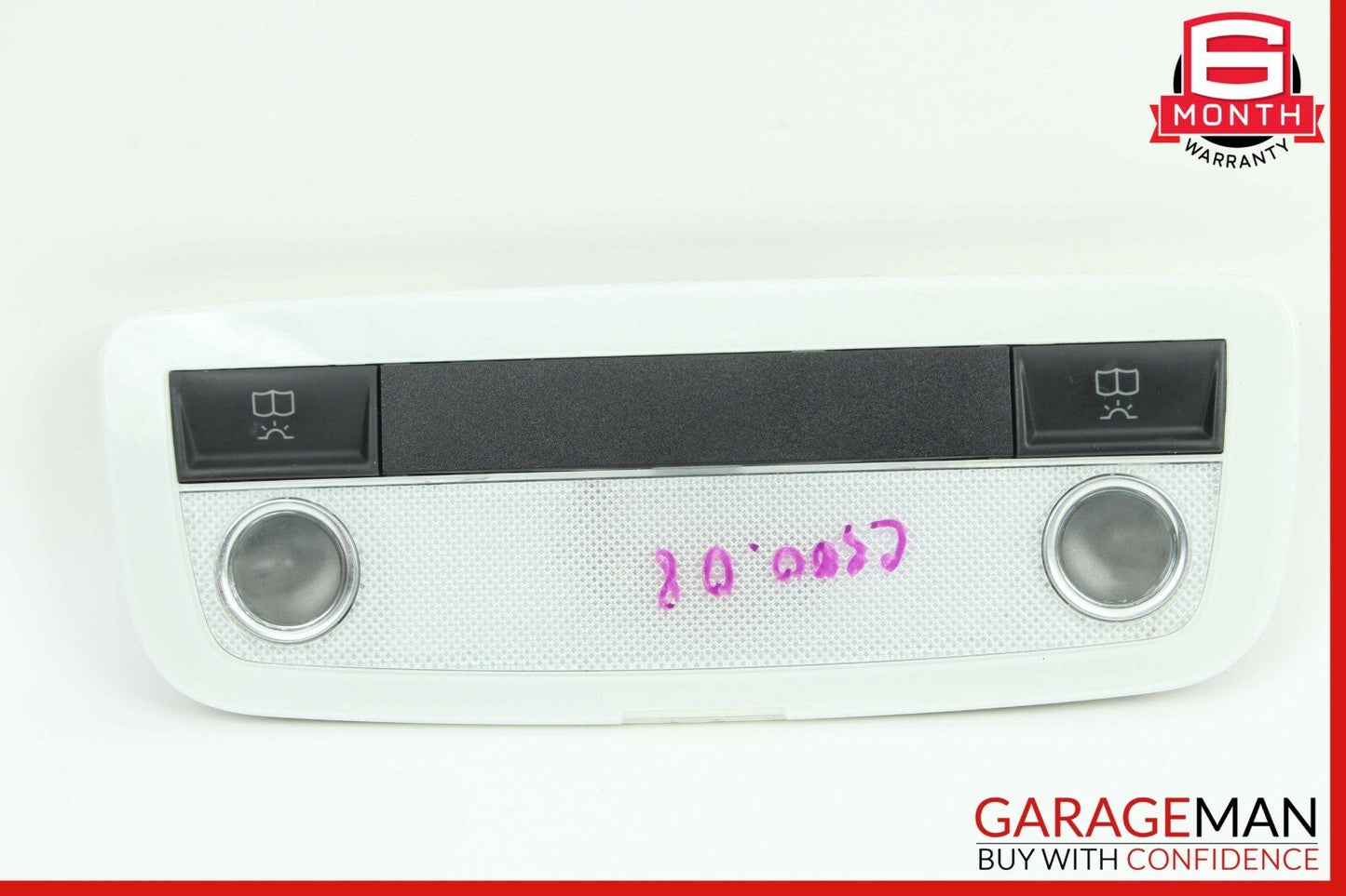 08-21 Mercedes C300 C63 AMG GLA250 Rear Overhead Dome Light Black 2048204901