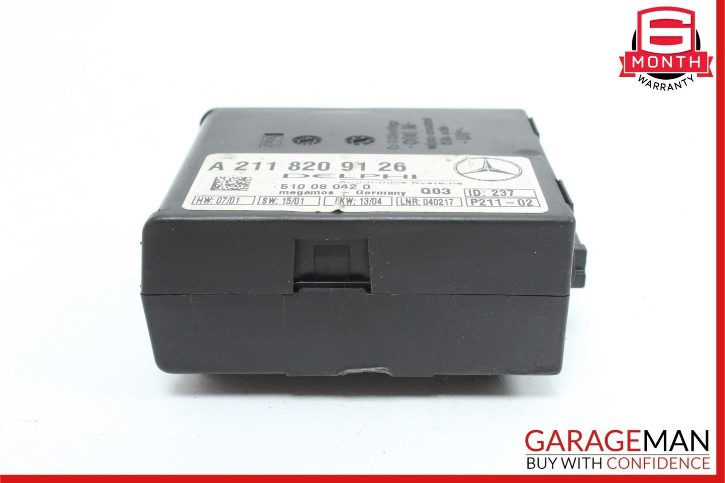 Mercedes SL500 CLK500 SLK280 CL500 S430 E320 Anti Theft Alarm Module Unit