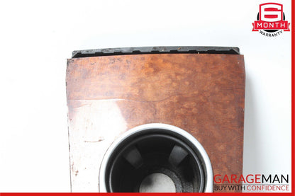 06-12 Mercedes GL350 ML350 GL450 Center Console Cup Holder Compartment Wood