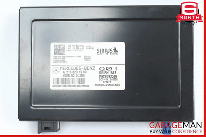 07-09 Mercedes W204 C300 C350 Sirius Satellite Radio Module Receiver OEM