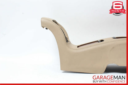 06-11 Mercedes W219 CLS500 Rear Center Console Armrest Storage Tray Cover Brown
