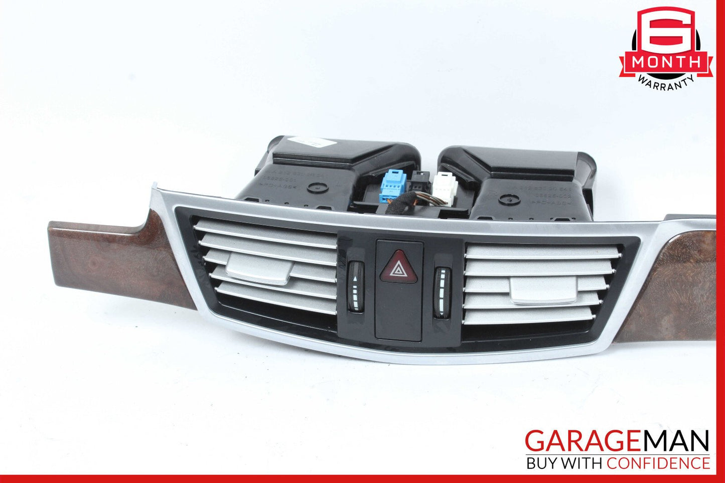 10-13 Mercedes W212 E350 Center Dashboard Dash Trim Molding Wood OEM