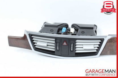 10-13 Mercedes W212 E350 Center Dashboard Dash Trim Molding Wood OEM