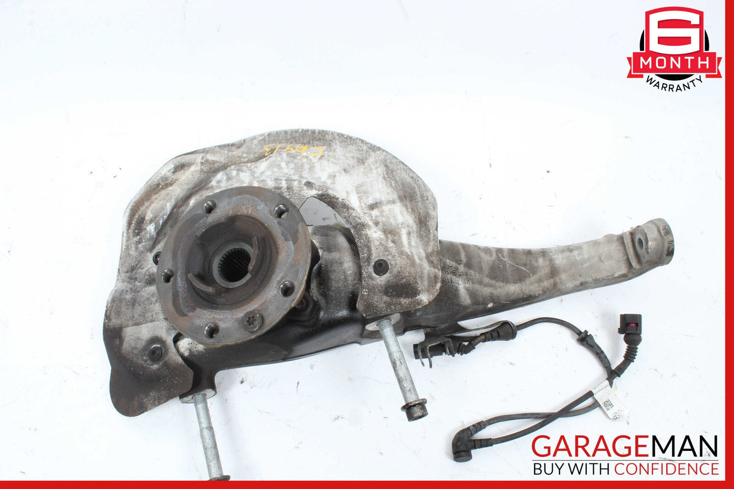 11-18 Porsche Cayenne 958 Front Right Spindle Knuckle Hub Bearing OEM