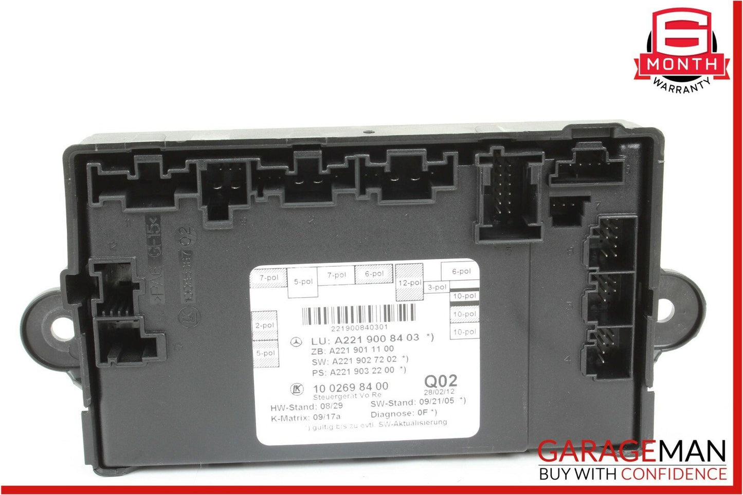 10-13 Mercedes W221 S400 S550 S63 Front Right Passenger Door Control Module OEM