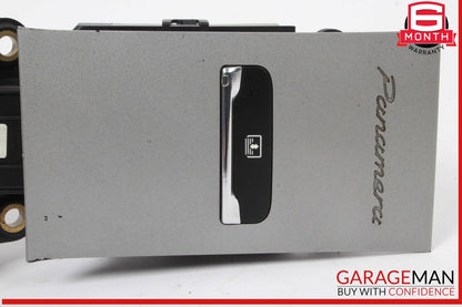 10-13 Porsche Panamera 970 Rear Window Roller Blind Control Panel Switch OEM