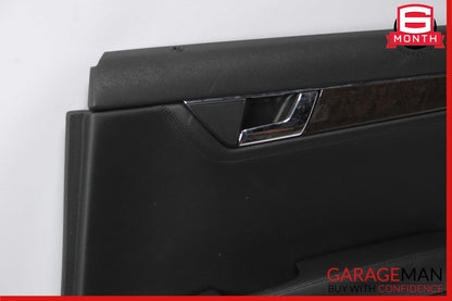 08-11 Mercedes W204 C350 Rear Right Passenger Side Interior Door Panel Black OEM