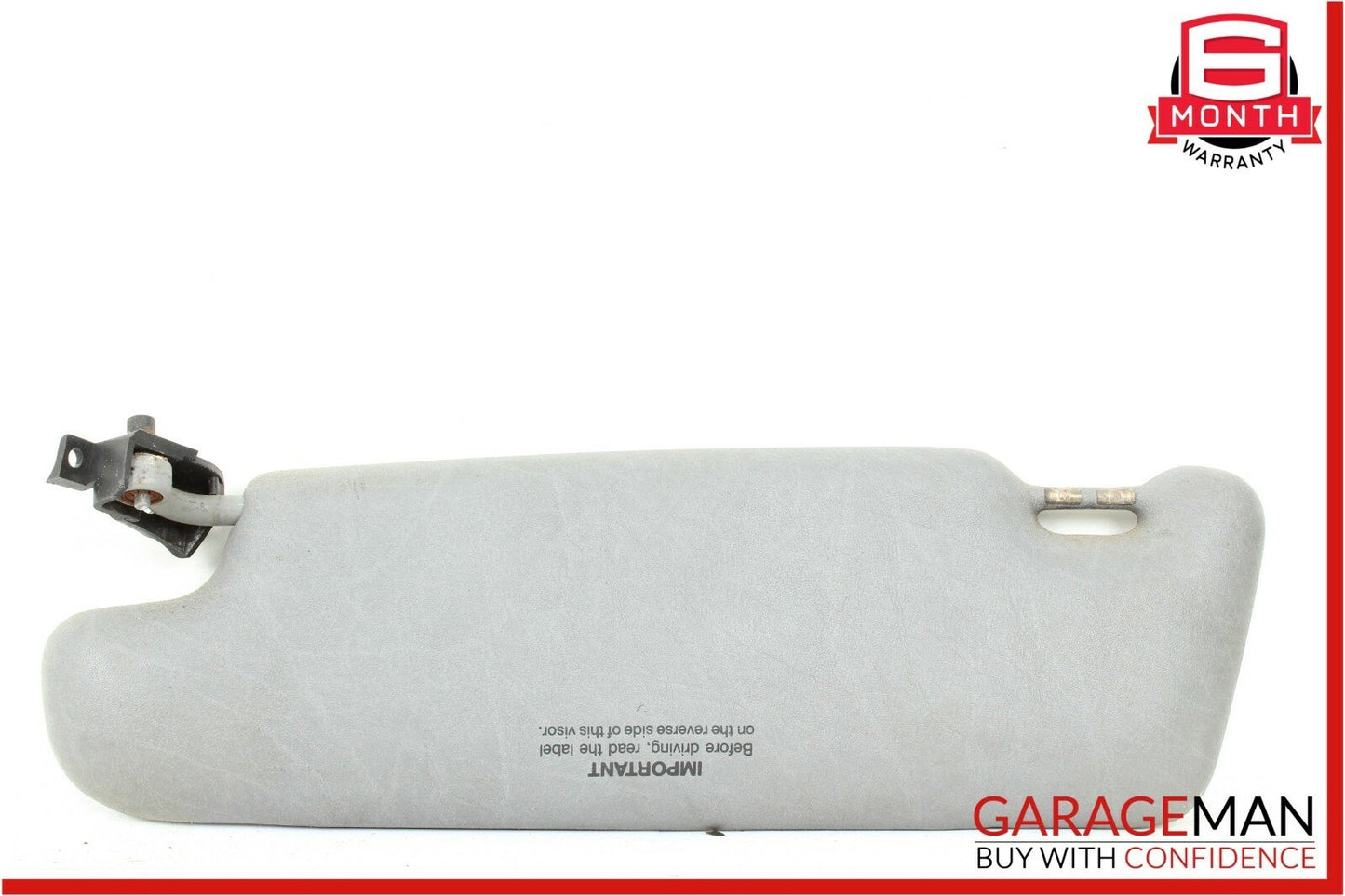 90-02 Mercedes R129 500SL SL500 Front Right Side Sun Visor Sunvisor Shade Gray