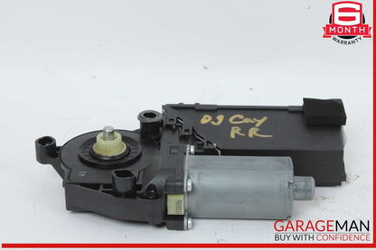 03-10 Porsche Cayenne 955 957 Rear Right Side Door Window Regulator Motor Unit