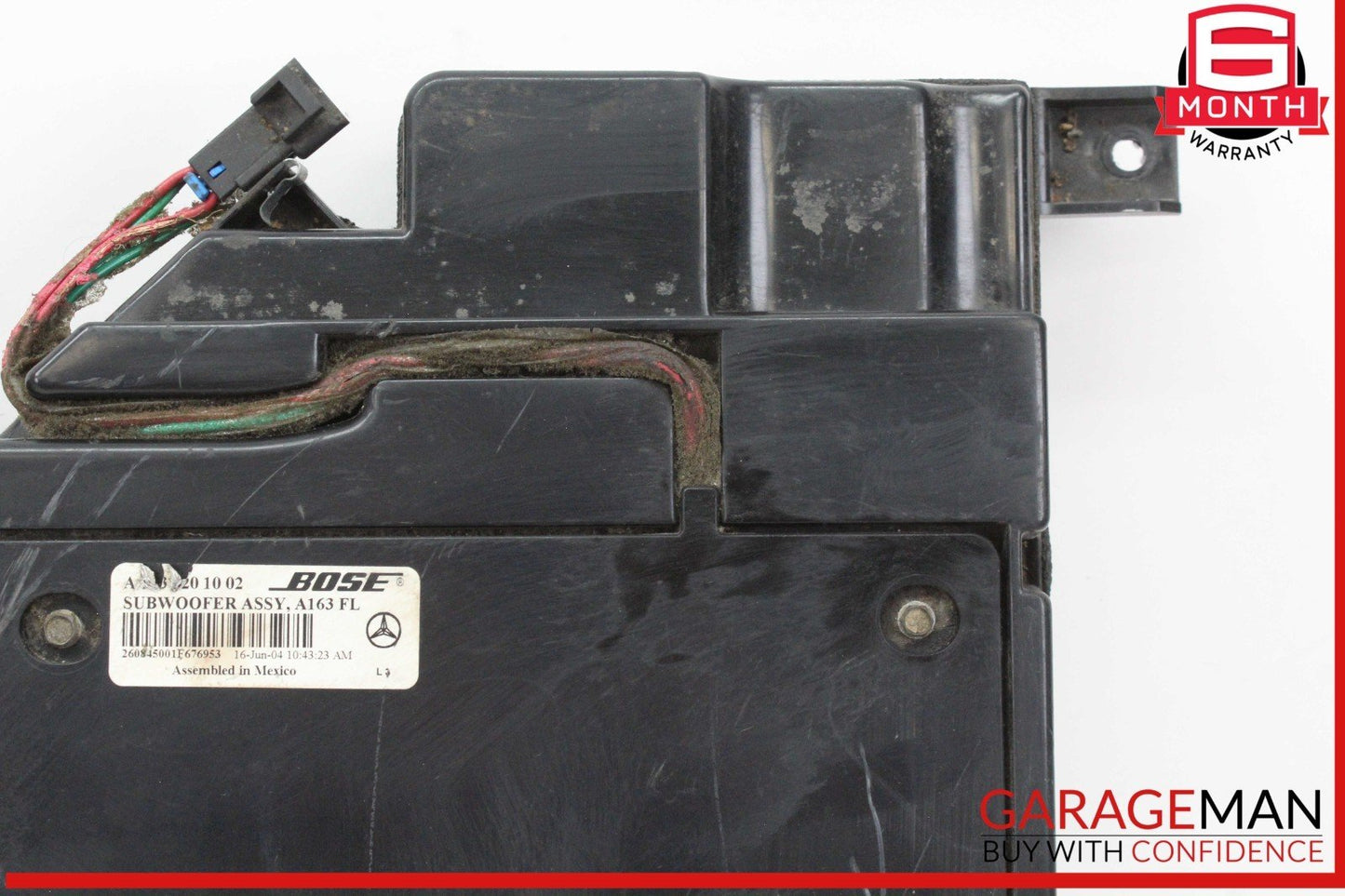 02-05 Mercedes W163 ML350 ML320 Subwoofer Sub Woofer Speaker 1638201002 OEM