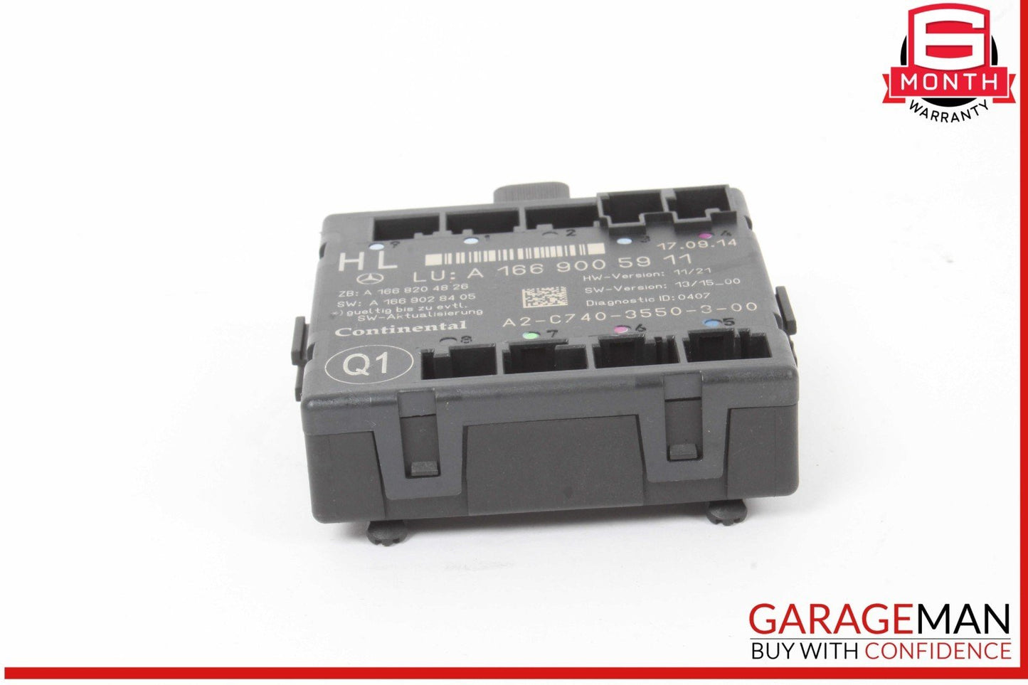 12-20 Mercedes W166 ML350 4MATIC Rear Left Driver Side Door Control Module Unit